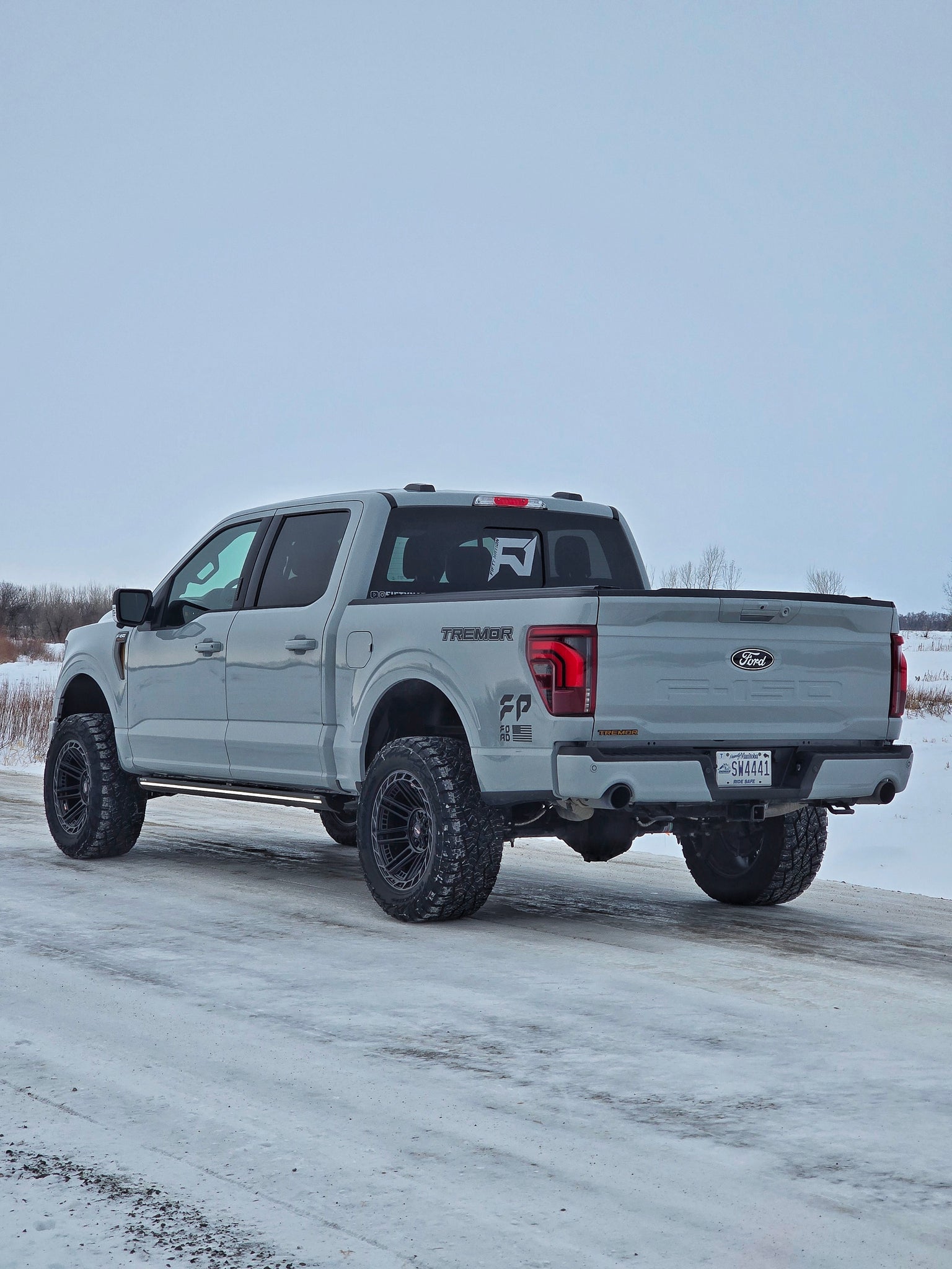 F150 Tremor matte black decal