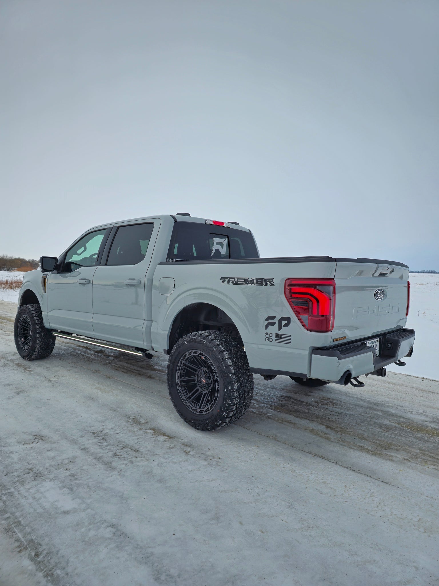 F150 Tremor matte black decal